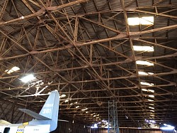 Wooden WWII Hangar at Tocumwal.